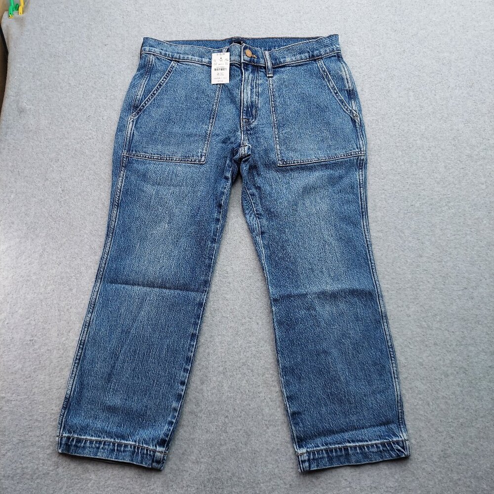 J. Crew Jeans NWT Women’s Size 30P Cropped Ankle Patch Pocket Jeans
